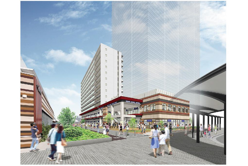 JR East / Next spring, rental housing with commercial facilities will be completed in Sendai City